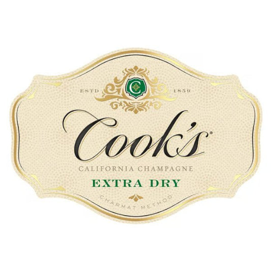 Cook's California Champagne Extra Dry 750ml - Amsterwine - Wine - Cook's