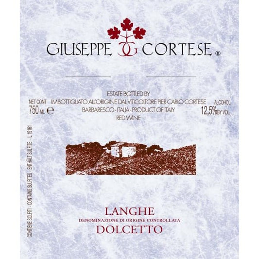 Cortese Dolcetto Langhe DOC 750ml - Amsterwine - Wine - Cortese
