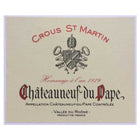 Crous St Martin Chateauneuf-du-Pape 750ml - Amsterwine - Wine - Crous