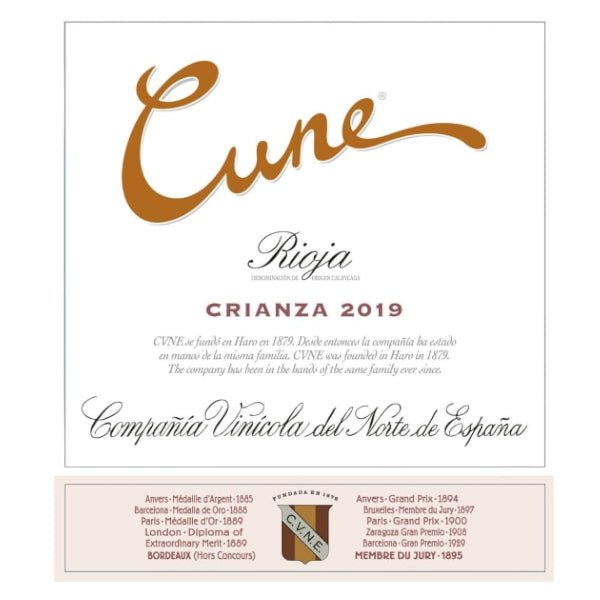 CVNE Cune Rioja Crianza 750ml - Amsterwine - Wine - CVNE