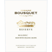 Domaine Bousquet Malbec Reserve 750ml