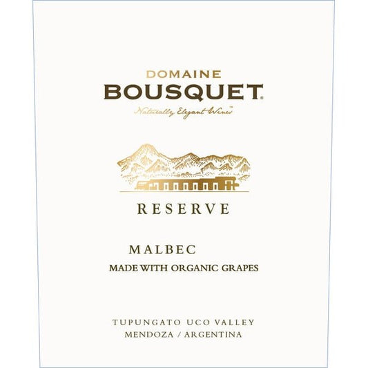 Domaine Bousquet Malbec Reserve 750ml - Amsterwine - Wine - Domaine Bousquet