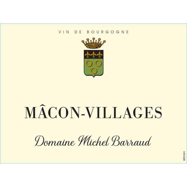 Domaine Michel Barraud Macon Villages 750ml - Amsterwine - Wine - Domaine Michel Barraud