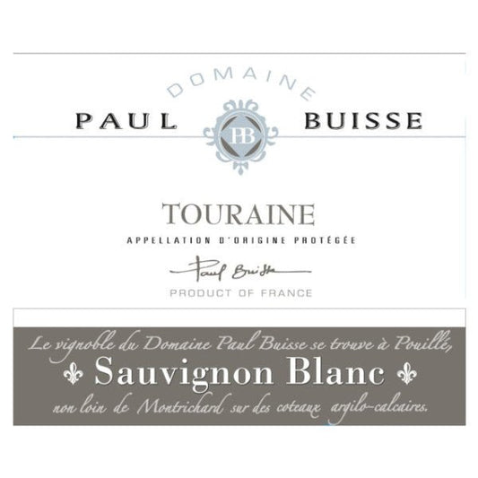 Domaine Paul Buisse Touraine Sauvignon 2022 750ml - Amsterwine - Wine - Domaine Paul Buisse