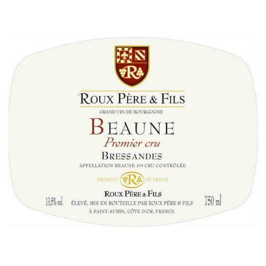 Domaine Roux Pere & Fils Beaune Bressandes Premier Cru 750ml - Amsterwine - Wine - Domaine Roux Pere & Fils