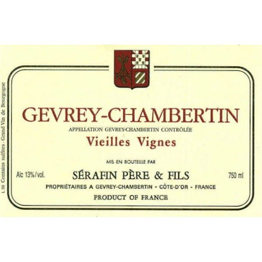Domaine Serafin Gevrey Chambertin 750ml - Amsterwine - Wine - Domaine Serafin