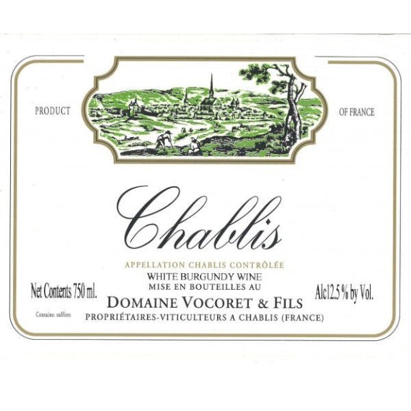 Domaine Vocoret & Fils Chablis 750ml - Amsterwine - Wine - Domaine Vocoret & Fils