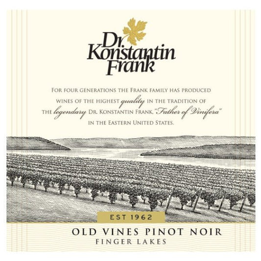 Dr. Konstantin Frank Old Vines Pinot Noir 750ml - Amsterwine - Dr. Konstantin