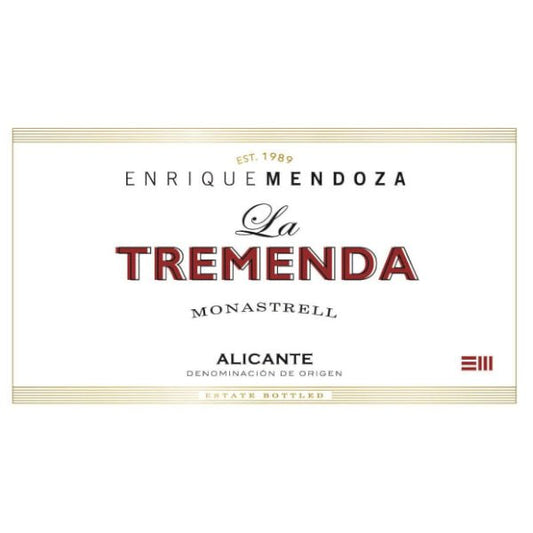 Enrique Mendoza La Tremenda Monastrell 750ml - Amsterwine - Wine - Enrique