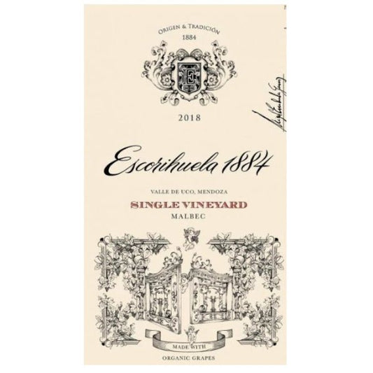 Escorihuela 1884 Single Vineyard Malbec 750ml - Amsterwine - Wine - Escorihuela