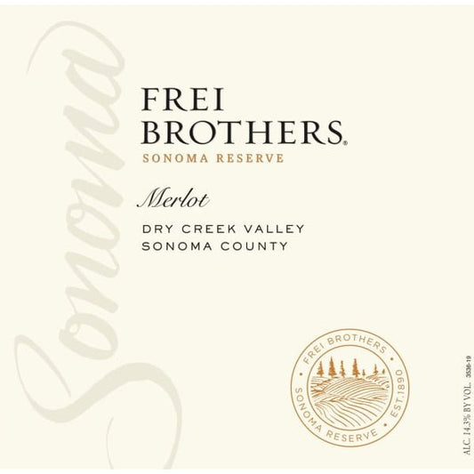 Frei Brothers Reserve Merlot 750ML - Amsterwine - Wine - Frei Brothers