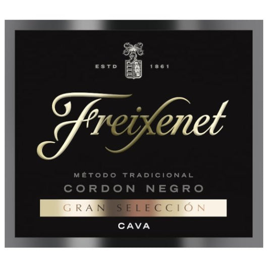 Freixenet Cava Brut Cordon Negro 375ml - Amsterwine - Wine - Freixenet