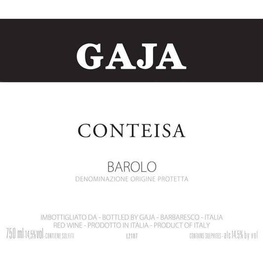 Gaja Barolo Conteisa 750ml - Amsterwine - Wine - Gaja