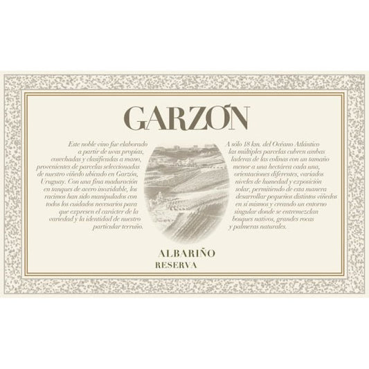 Garzon Albarino Reserva 750ml - Amsterwine - Wine - Garzon