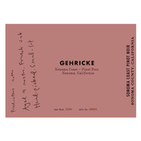 Gehricke Pinot Noir Sonoma Coast 750ml
