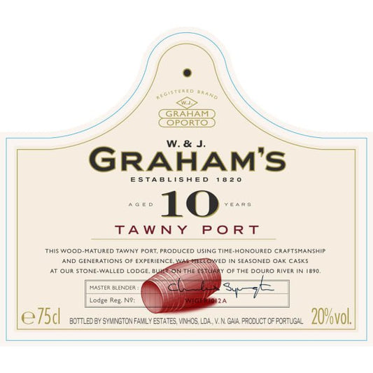 Graham's Tawny Port 10 Year 750ml - Amsterwine - Graham's