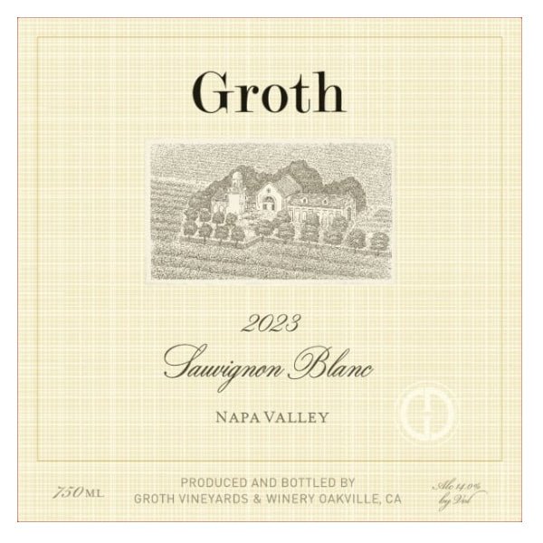 Groth Sauvignon Blanc Napa Valley 750ml - Amsterwine - Wine - Groth