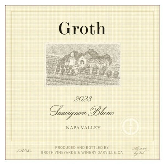 Groth Sauvignon Blanc Napa Valley 750ml - Amsterwine - Wine - Groth