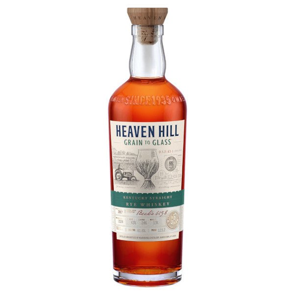 Heaven Hill 'Grain To Glass Rye' Straight Rye Whiskey 750ml - Amsterwine - Spirits - Heaven Hill