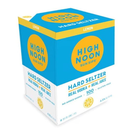 High Noon Hard Seltzer Lemon 355ml x 4 Cans - Amsterwine - Spirits - High Noon