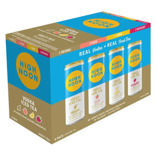 High Noon Vodka Iced Tea Variety Pack 355ml x 8 Cans - Amsterwine - Spirits - High Noon