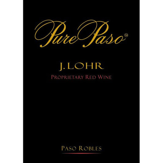 J. Lohr Pure Paso Proprietary Red 750ml - Amsterwine - Wine - J. Lohr
