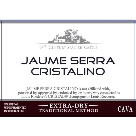 Jaume Serra Cristalino Extra Dry 750ml - Amsterwine - Wine - Jaume Serra