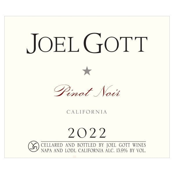 Joel Gott Pinot Noir California 750ml - Amsterwine - Wine - Joel Gott