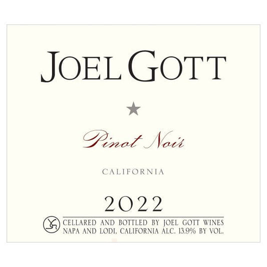 Joel Gott Pinot Noir California 750ml - Amsterwine - Wine - Joel Gott