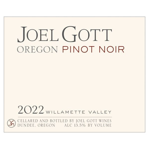 Joel Gott Pinot Noir Willamette Valley 750ml - Amsterwine - Wine - Joel Gott