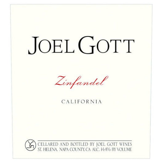 Joel Gott Zinfandel 750ml - Amsterwine - Wine - Joel Gott