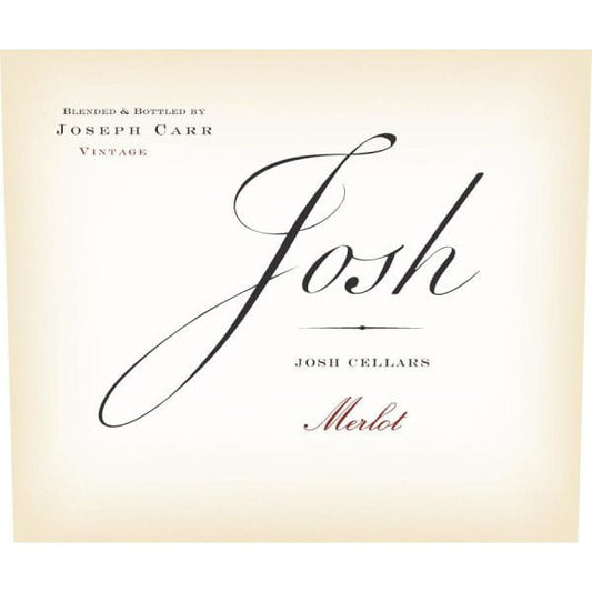 Josh Merlot 750ml - Amsterwine - Wine - Josh Vineyards