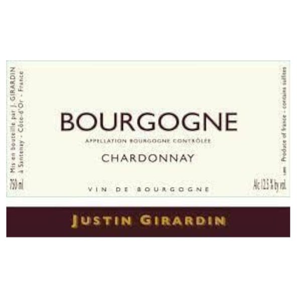 Justin Giradin Bourgogne Chardonnay 750ml - Amsterwine - Wine - Justin Giradin