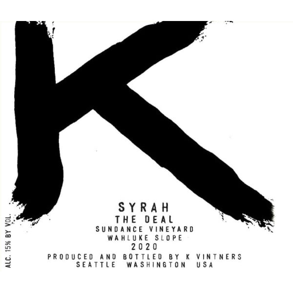 K Vintners The Deal Syrah 750ml - Amsterwine - Wine - K Vintners