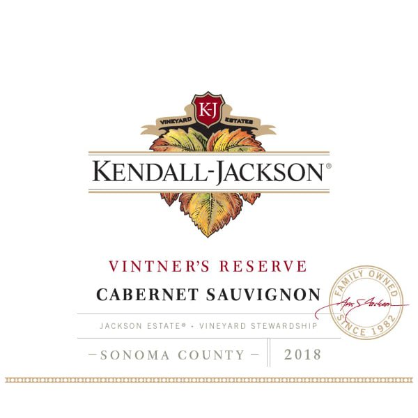 Kendall-Jackson Vintner's Reserve Cabernet Sauvignon 750ml - Amsterwine - Wine - Kendall Jackson