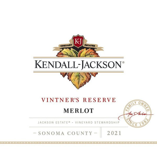 Kendall-Jackson Vintner's Reserve Merlot 750ml - Amsterwine - Wine - Kendall Jackson