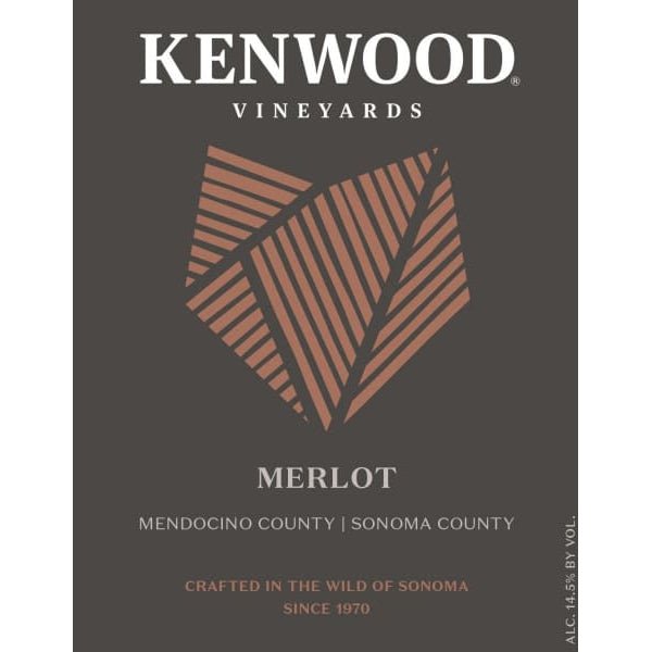 Kenwood Merlot North Coast 750ml - Amsterwine - Wine - Kenwood