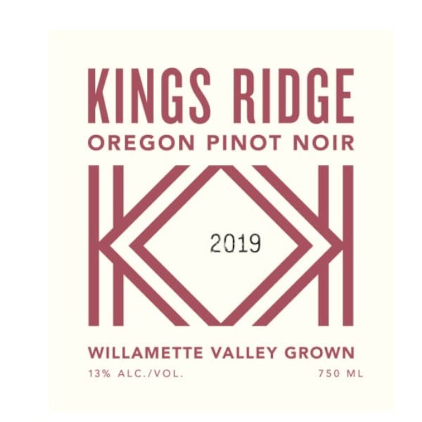 Kings Ridge Pinot Noir Willamette Valley 750ml - Amsterwine - Wine - Kings