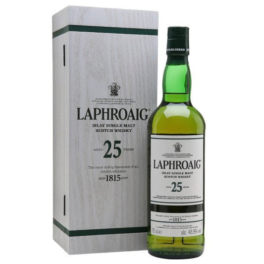 Laphroaig Scotch 25 Year 114.6 Proof 750ml - Amsterwine - Spirits - Laphroaig