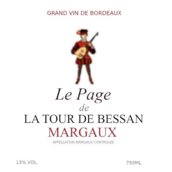 Le Page de la Tour de Bessan Margaux 750ml - Amsterwine - Wine - Le Page de la Tour