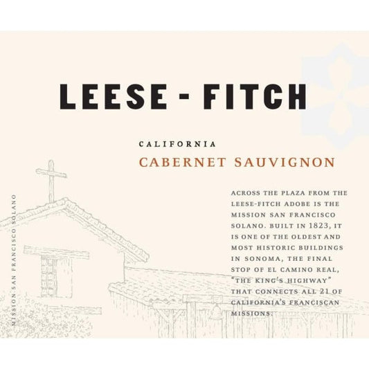Leese Fitch Cabernet Sauvignon 750ml - Amsterwine - Wine - Leese Fitch
