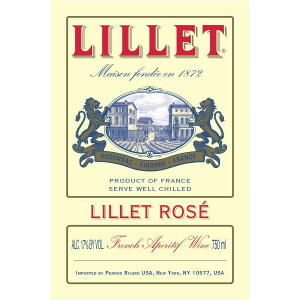 Lillet Aperitif Wine Rose 750ML - Amsterwine - Spirits - Lillet