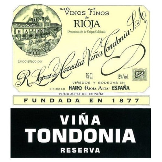 Lopez de Heredia Tondonia Reserva 750ml - Amsterwine - Wine - Lopez de Heredia