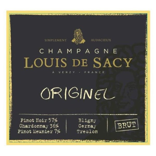 Louis de Sacy Brut Originel Champagne 750ml - Amsterwine - Wine - Louis de Sacy