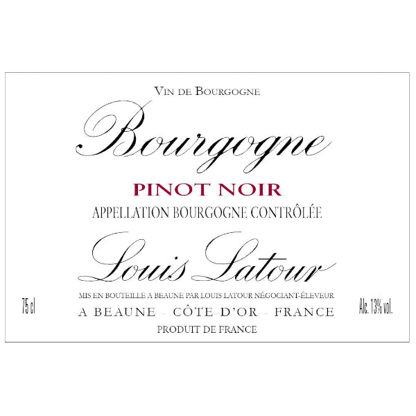 Louis Latour Bourgogne Rouge Cuvee 750ml - Amsterwine - Wine - Louis Latour