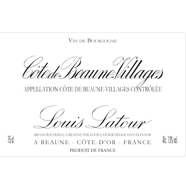 Louis Latour Côte de Beaune-Villages 750ml - Amsterwine - Wine - Louis Latour