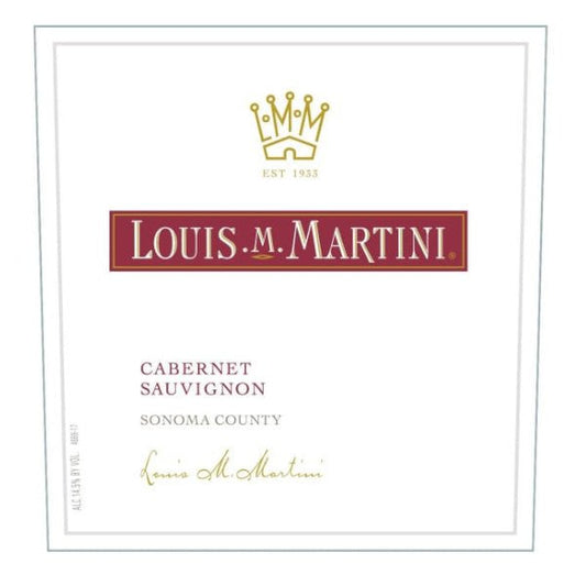Louis M. Martini Cabernet Sauvignon Sonoma 750ml - Amsterwine - Wine - Louis M. Martini