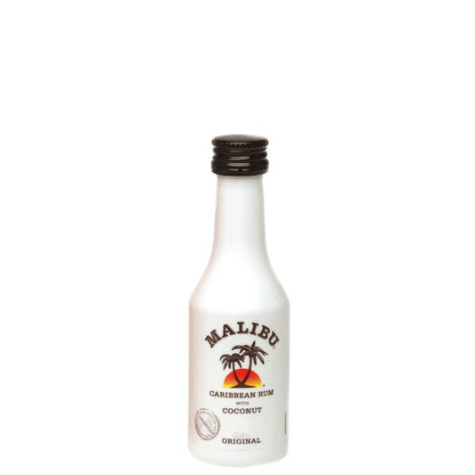 Malibu Coconut Rum Mini 50ml - Amsterwine - Spirits - Malibu