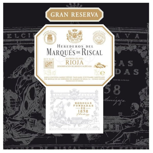 Marques de Riscal Rioja Gran Reserva 750ml - Amsterwine - Wine - Marques de Riscal