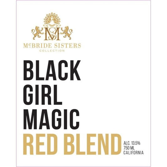 McBride Sisters Black Girl Magic Red Blend 750ML - Amsterwine - McBride Sisters